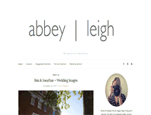 Tablet Screenshot of abbeyleighphotography.com